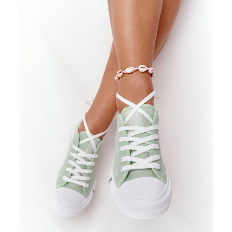 Zapatillas de mujer clásicas Big Star HH274112 Verde 1