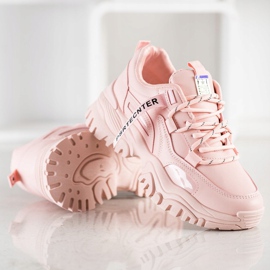 SHELOVET Zapatillas De Moda De Primavera rosado 3