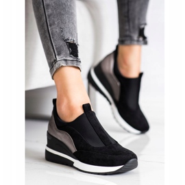 Zapatos sin cordones VINCEZA negro 2