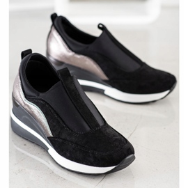 Zapatos sin cordones VINCEZA negro 1