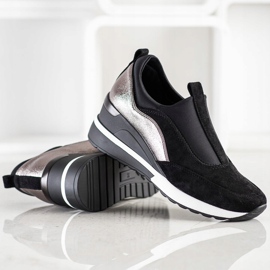 Zapatos sin cordones VINCEZA negro 4