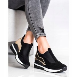 Zapatos sin cordones VINCEZA negro 1
