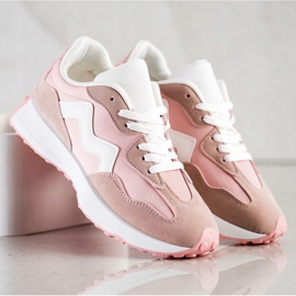 SHELOVET Zapatillas Casual rosado 3