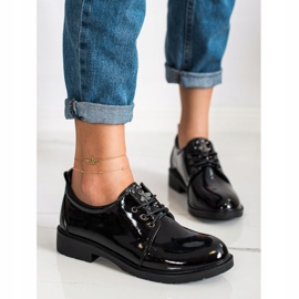 S. BARSKI Zapatos lacados negros 3