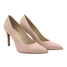 ANIS POMBAS DE CUERO MUJERES 4716 PINK rosado 3