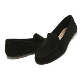 Sergio Leone Mocasines mujer ante negro MK722 3