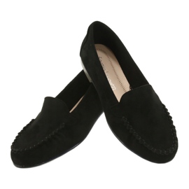 Sergio Leone Mocasines mujer ante negro MK722 4