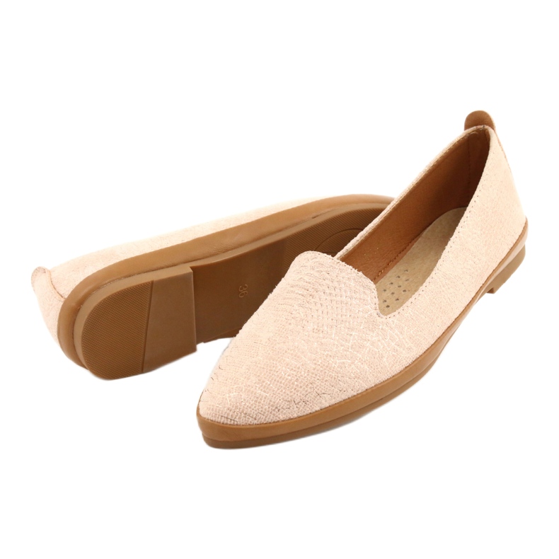 Sergio Leone bailarina señores rosa/oro MK700 rosado 2