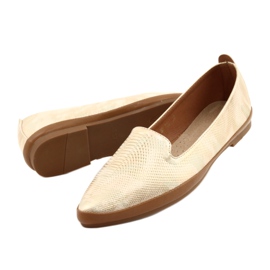 Sergio Leone bailarina señores beige/oro MK700 3
