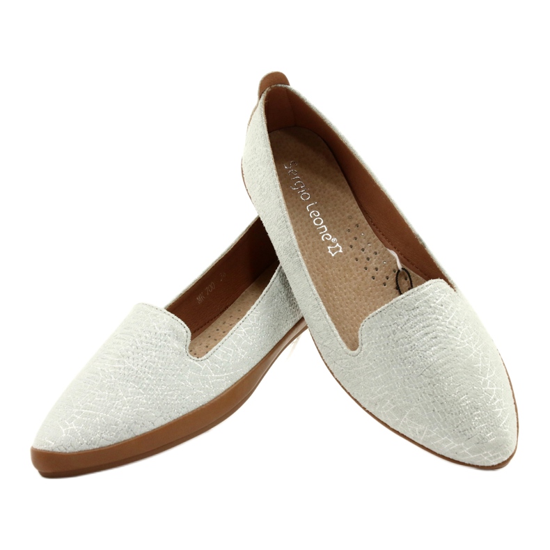 Bailarinas Sergio Leone gris plateado MK700 plata 3