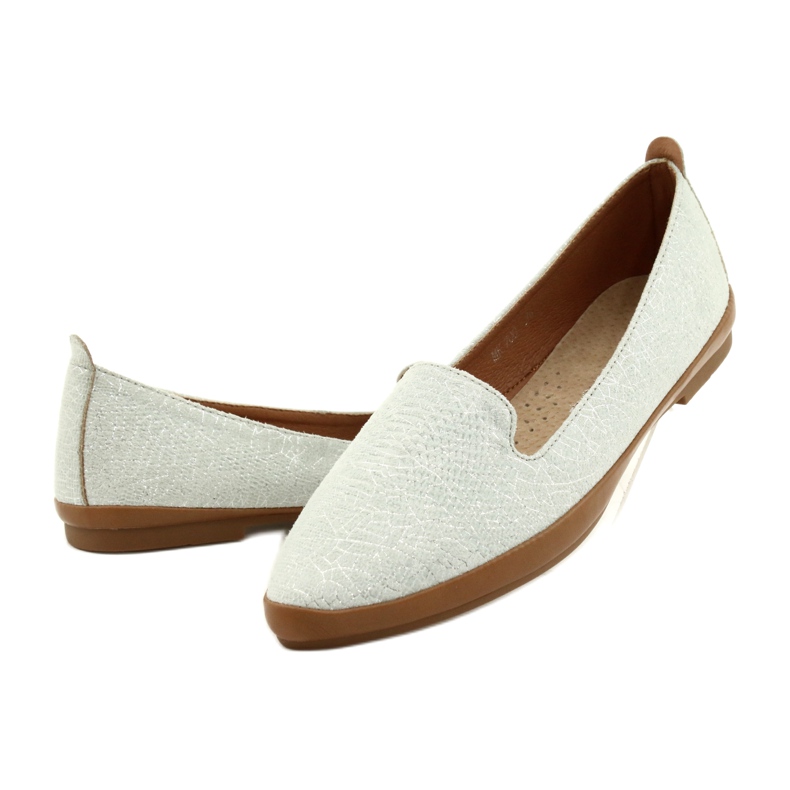 Bailarinas Sergio Leone gris plateado MK700 plata 2