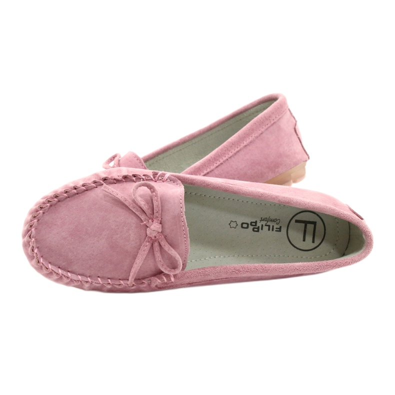 Mocasines Mujer Piel Rosa Filippo DP1204 / 21 PI rosado 4