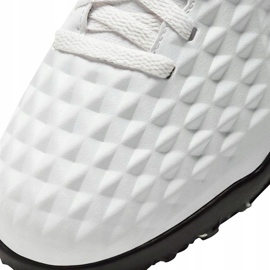 Calzado de fútbol Nike Tiempo Legend 8 Club Tf Junior AT5883 030 blanco blanco 6