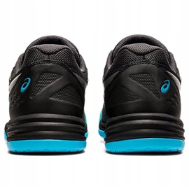 Zapatillas de voleibol Asics Upcourt 4 negras y azules para hombre 1071A053 020 negro negro 3