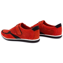 Polbut Zapato casual hombre piel 2102 / 2L rojo 7