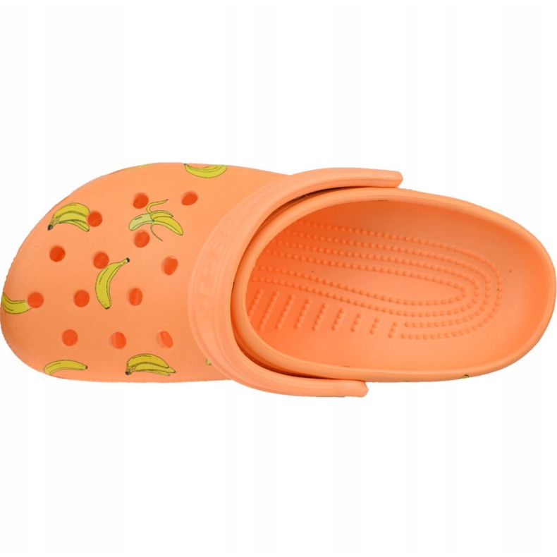 Crocs Classic Vacay Vibes Zueco W 206375-801 naranja amarillo 6