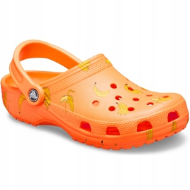 Crocs Classic Vacay Vibes Zueco W 206375-801 naranja amarillo 2