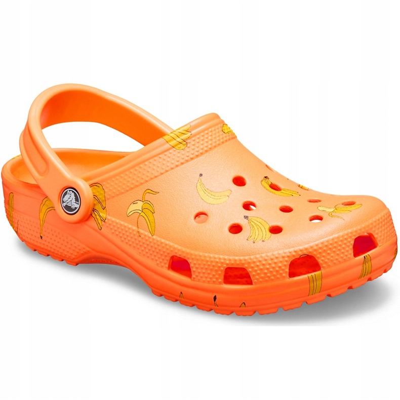 Crocs Classic Vacay Vibes Zueco W 206375-801 naranja amarillo 2