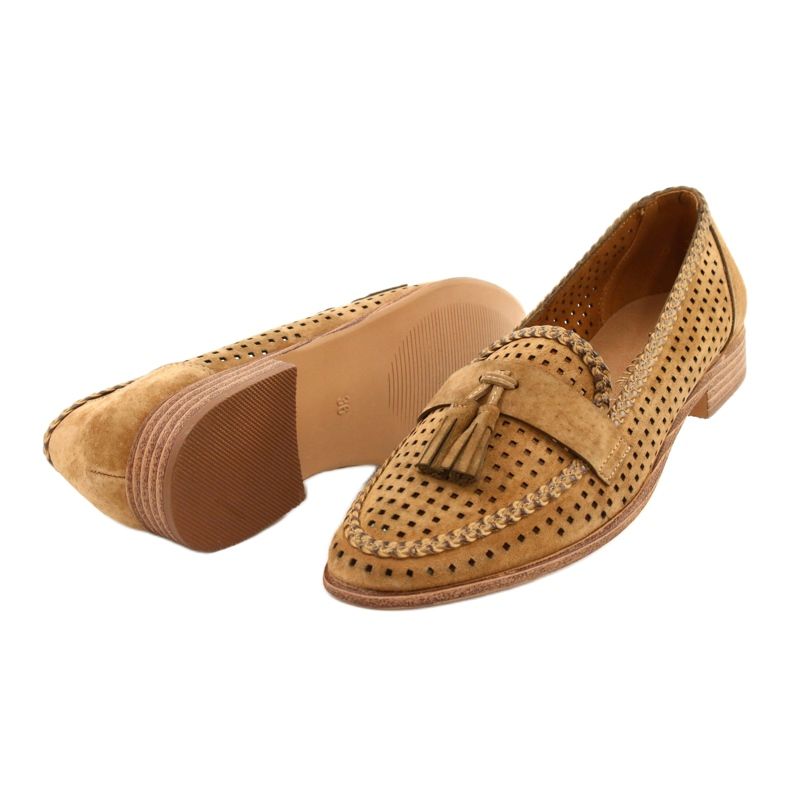 Mocasines Ante Calados Sergio Leone MK735 Camel marrón 2 Mocasines Ante Calados Sergio Leone MK735 Camel marrón 2