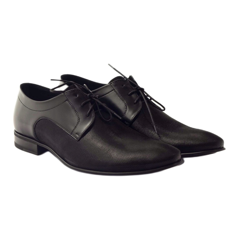Zapatos Pilpol 1654 negros para hombre 4
