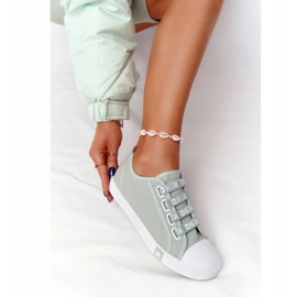 Sneakers de Mujer Big Star HH274097 Verde con puños 7