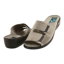 Adanex Pantuflas mujer BIO Nature 26025 gris 2