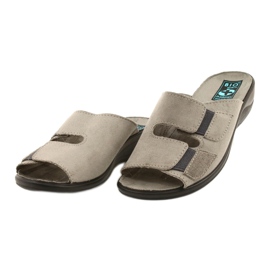 Adanex Pantuflas mujer BIO Nature 26025 gris 1