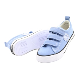 Zapatillas American Club azul LH63 / 21 zapatos con velcro 2