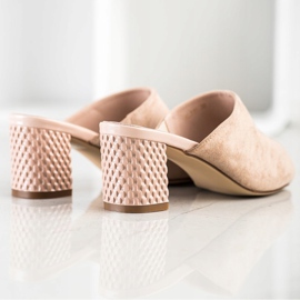 Elegantes zapatillas Sergio Leone beige 1