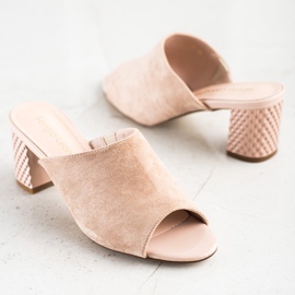 Elegantes zapatillas Sergio Leone beige 3