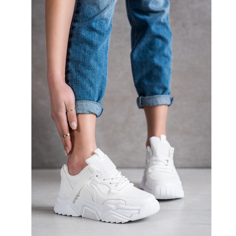 SHELOVET Zapatillas blancas blanco 1