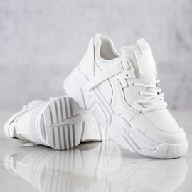 SHELOVET Zapatillas blancas blanco 4