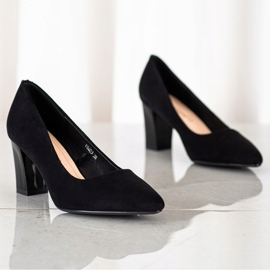Sergio Leone Zapatos de tacón negros para mujer con tacón alto 3
