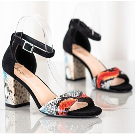 Sandalias elegantes Sergio Leone negro 2