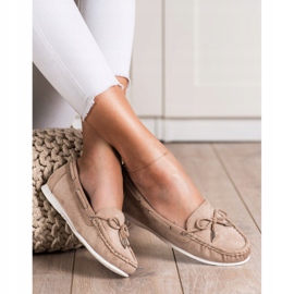 SHELOVET Mocasines Casuales Beige 2
