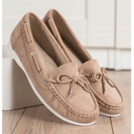 SHELOVET Mocasines Casuales Beige 3