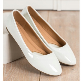Diamantique Bailarinas lacadas blanco 3