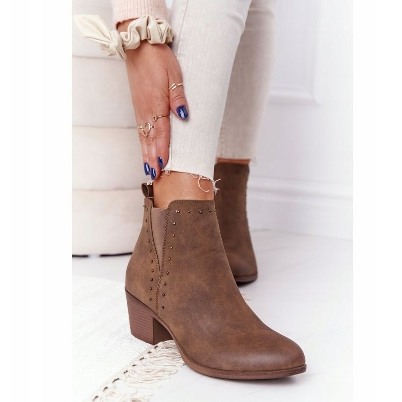 PJ1 Botines cálidos para mujer Jodhpur boots Khaki Morgan marrón 2 PJ1 Botines cálidos para mujer Jodhpur boots Khaki Morgan marrón 2