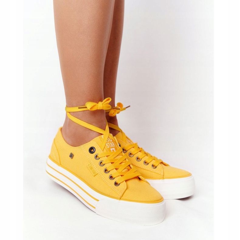 Zapatillas de Mujer Big Star HH274055 Amarillas amarillo 2