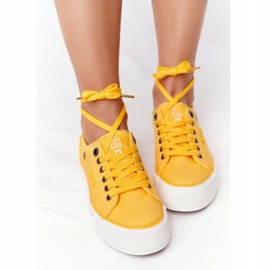 Zapatillas de Mujer Big Star HH274055 Amarillas amarillo 5