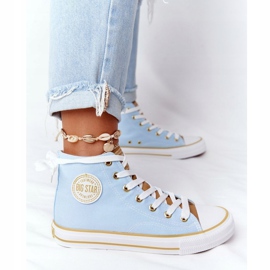 Zapatillas altas de mujer Big Star HH274449 Azul 3