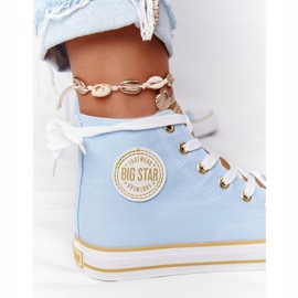 Zapatillas altas de mujer Big Star HH274449 Azul 4