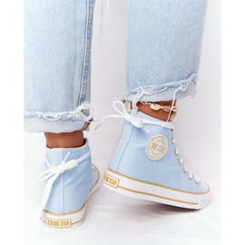 Zapatillas altas de mujer Big Star HH274449 Azul 5