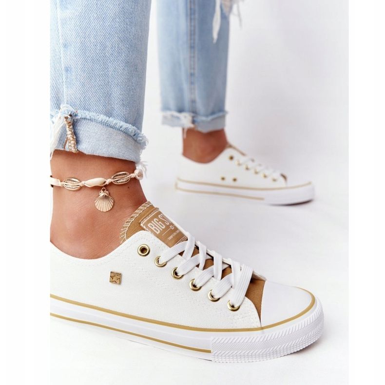 Zapatillas de mujer clásicas Big Star HH274458 Blanco 1