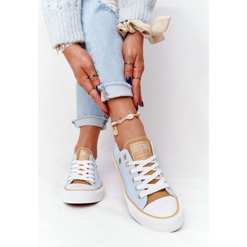 Zapatillas de mujer clásicas Big Star HH274457 Azul 1