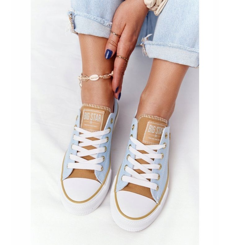 Zapatillas de mujer clásicas Big Star HH274457 Azul 2