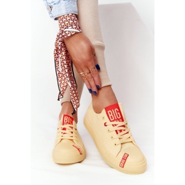 Zapatillas de Mujer Big Star HH274680 Amarillas amarillo 3