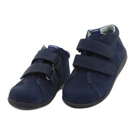 Mazurek Chicos de cuero boyal con granada 264 azul 1