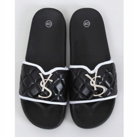 Pantuflas negras BG77P de mujer negras negro 1 Pantuflas negras BG77P de mujer negras negro 1