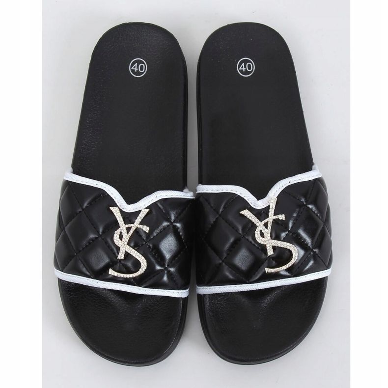 Pantuflas negras BG77P de mujer negras negro 1 Pantuflas negras BG77P de mujer negras negro 1